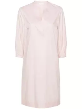 Peserico поплиновое платье-рубашка, розовый