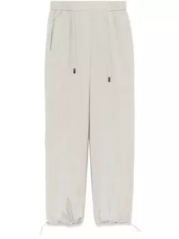 Peserico прямые брюки Punto Luce, серый