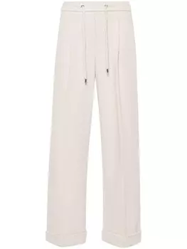 Peserico прямые брюки с люрексом, нейтральный цвет