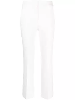 Peserico прямые брюки с завышенной талией, белый