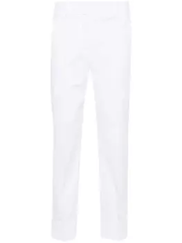 Peserico прямые брюки со складками, белый