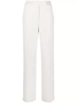 Peserico прямые брюки строгого кроя, белый