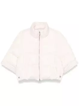 Peserico пуховик с рукавами три четверти, розовый