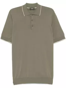 Peserico рубашка поло тонкой вязки, зеленый