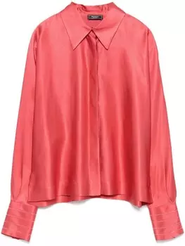 Peserico рубашка Punto Luce с цепочкой, красный