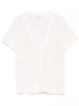 Peserico рубашка рыхлой вязки, белый