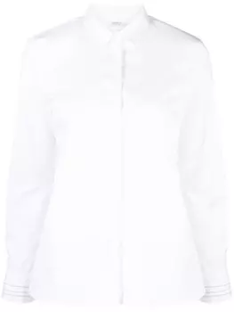 Peserico рубашка с бусинами, белый
