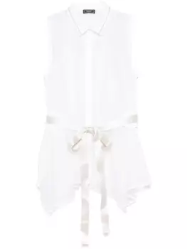 Peserico рубашка с декором Punto Luce, белый