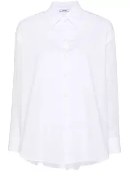 Peserico рубашка со стразами, белый