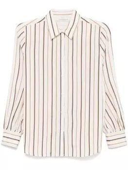 Peserico рубашка в полоску, серый