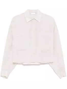 Peserico рубашка в полоску, серый