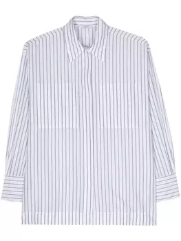 Peserico рубашка в тонкую полоску, белый