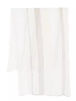 Peserico шарф в полоску, нейтральный цвет