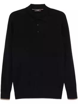 Peserico шерстяная рубашка поло, синий