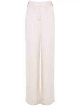 Peserico широкие брюки со складками, нейтральный цвет