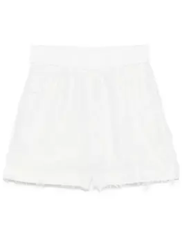 Peserico шорты из органзы, белый