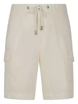 Peserico шорты с кулиской, нейтральный