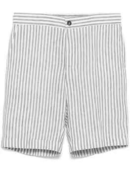 Peserico шорты в полоску, серый