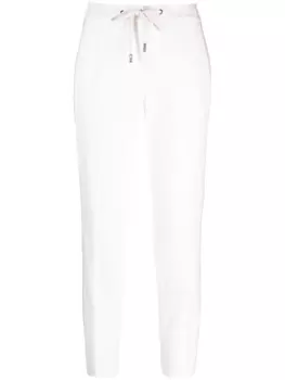 Peserico спортивные брюки с кулиской, белый