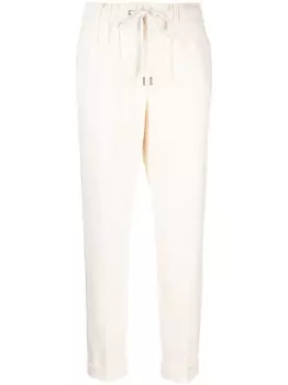 Peserico спортивные брюки с кулиской, нейтральный цвет