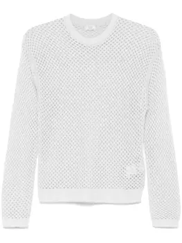 Peserico свитер фактурной вязки, синий