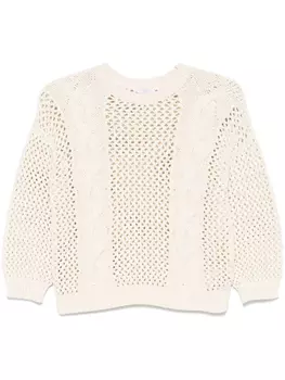 Peserico свитер с круглым вырезом, нейтральный