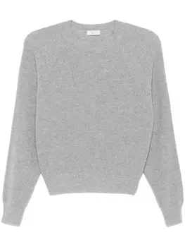 Peserico свитер с круглым вырезом, серый