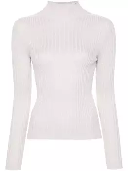 Peserico свитер с люрексом, серый