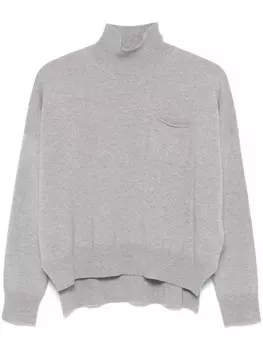 Peserico свитер с высоким воротником, серый