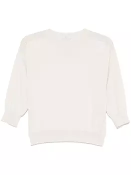 Peserico свитер тонкой вязки, нейтральный цвет