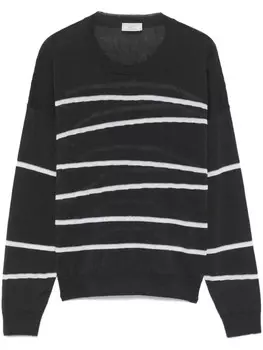 Peserico свитер в полоску, серый