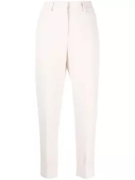 Peserico tapered-leg trousers, нейтральный цвет