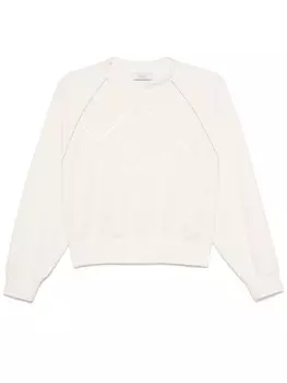 Peserico толстовка с пайетками, белый