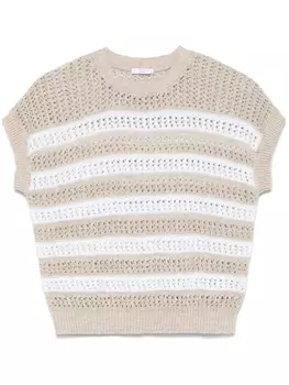 Peserico топ рыхлой вязки, нейтральный