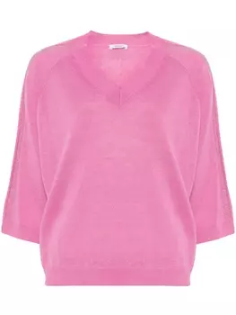 Peserico топ с бисером, розовый