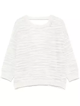 Peserico топ с люрексом, нейтральный