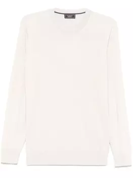 Peserico топ тонкой вязки, нейтральный