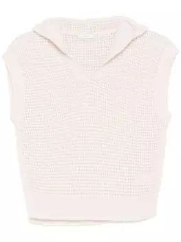 Peserico трикотажное худи, нейтральный цвет