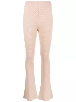 Peserico трикотажные брюки с завышенной талией, нейтральный цвет