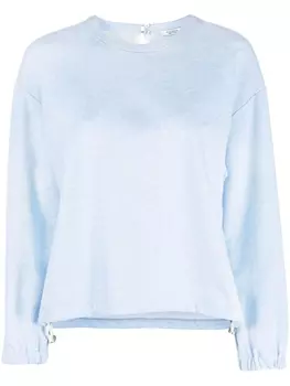 Peserico трикотажный топ на пуговицах, синий