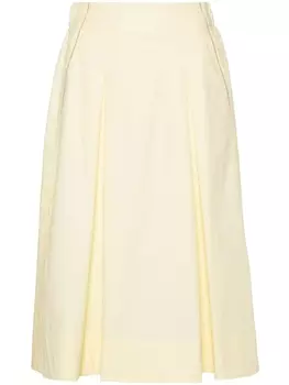 Peserico твиловая юбка с бисером, желтый