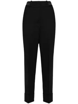 Peserico твиловые брюки с бисером, черный