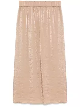 Peserico юбка макси из органзы, нейтральный