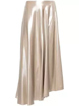 Peserico юбка миди А-силуэта, нейтральный цвет
