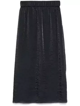 Peserico юбка миди из органзы, синий