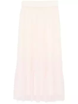 Peserico юбка миди с эффектом градиента, нейтральный