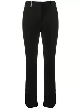 Peserico укороченные брюки bootcut, черный