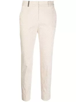 Peserico укороченные брюки, нейтральный цвет