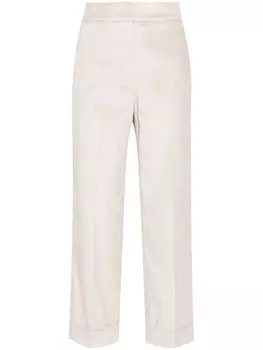 Peserico укороченные брюки, нейтральный цвет