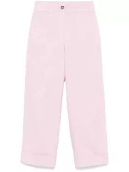 Peserico укороченные брюки, розовый